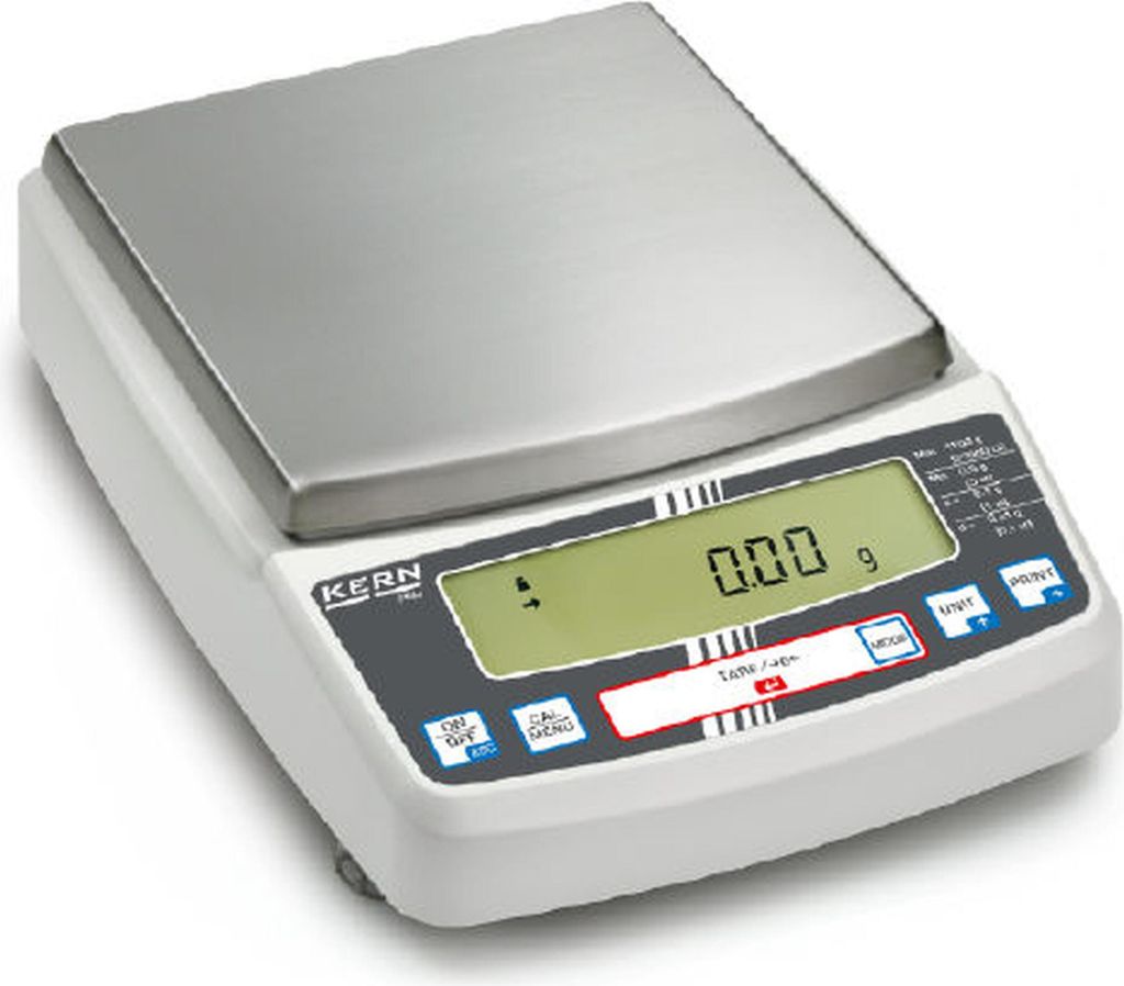 Kern Präzisionswaage PBJ 4200-2M | Laborwaage | geeicht | bis 4200g(0,01g genau)