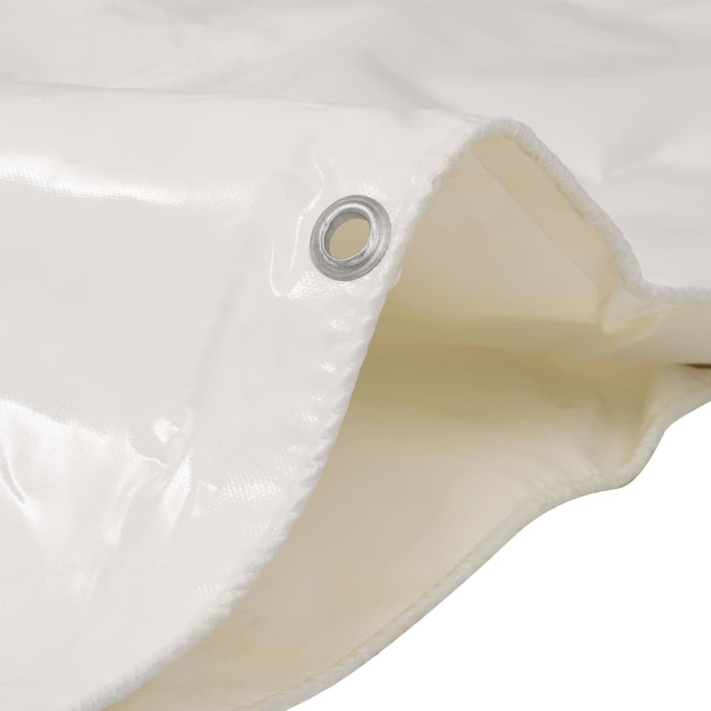 vidaXL Bâche de protection 650 g/m² 3x3 m blanc Image du produit 