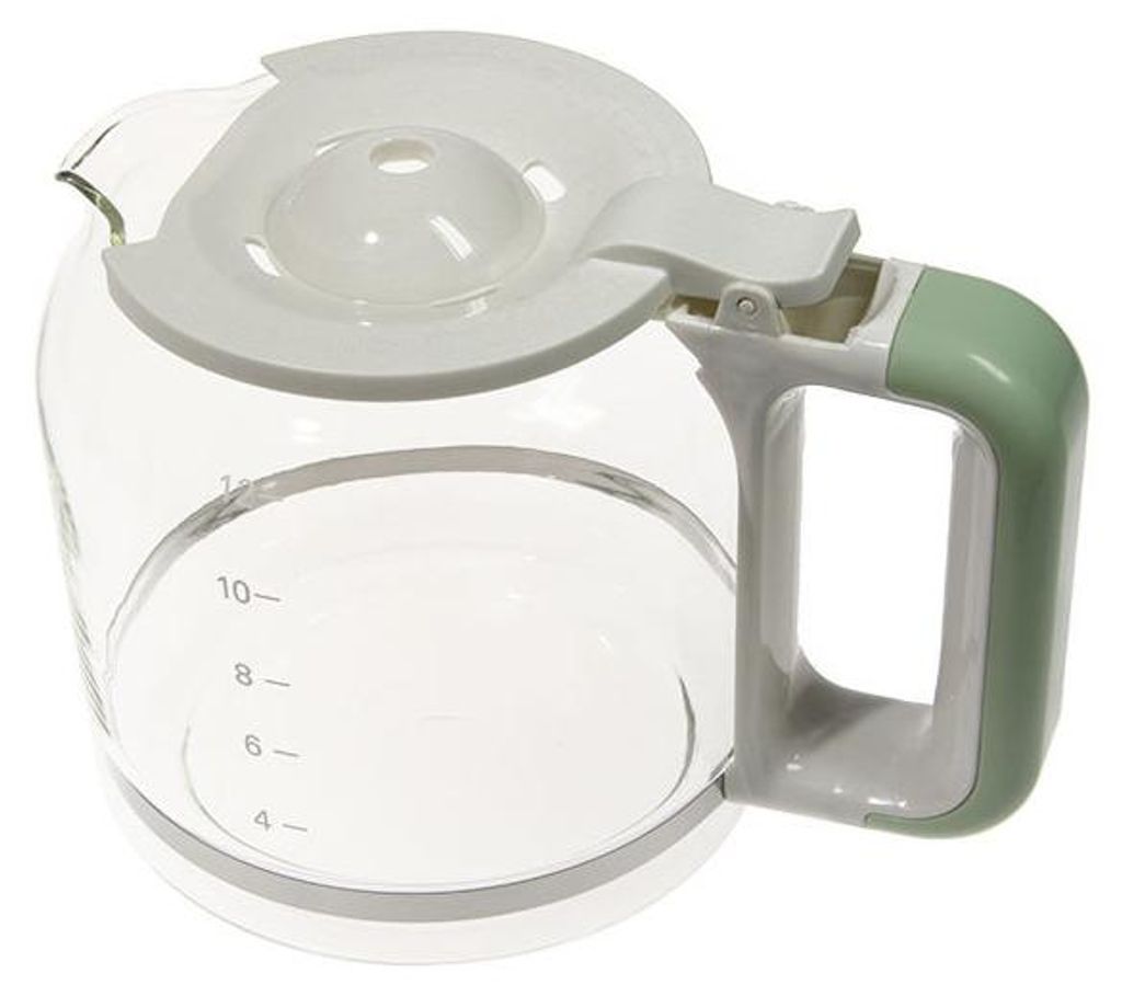 Ariete caraffa boccale contenitore recipiente vetro verde Immagine del prodotto 