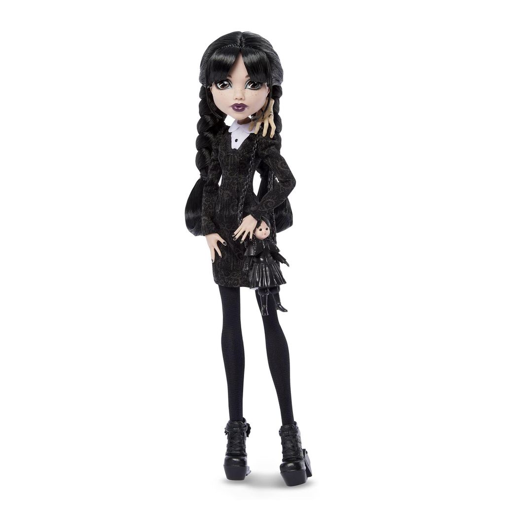 Monster High x Wednesday Sammelpuppe, Wednesday Addams mit Produktbild 