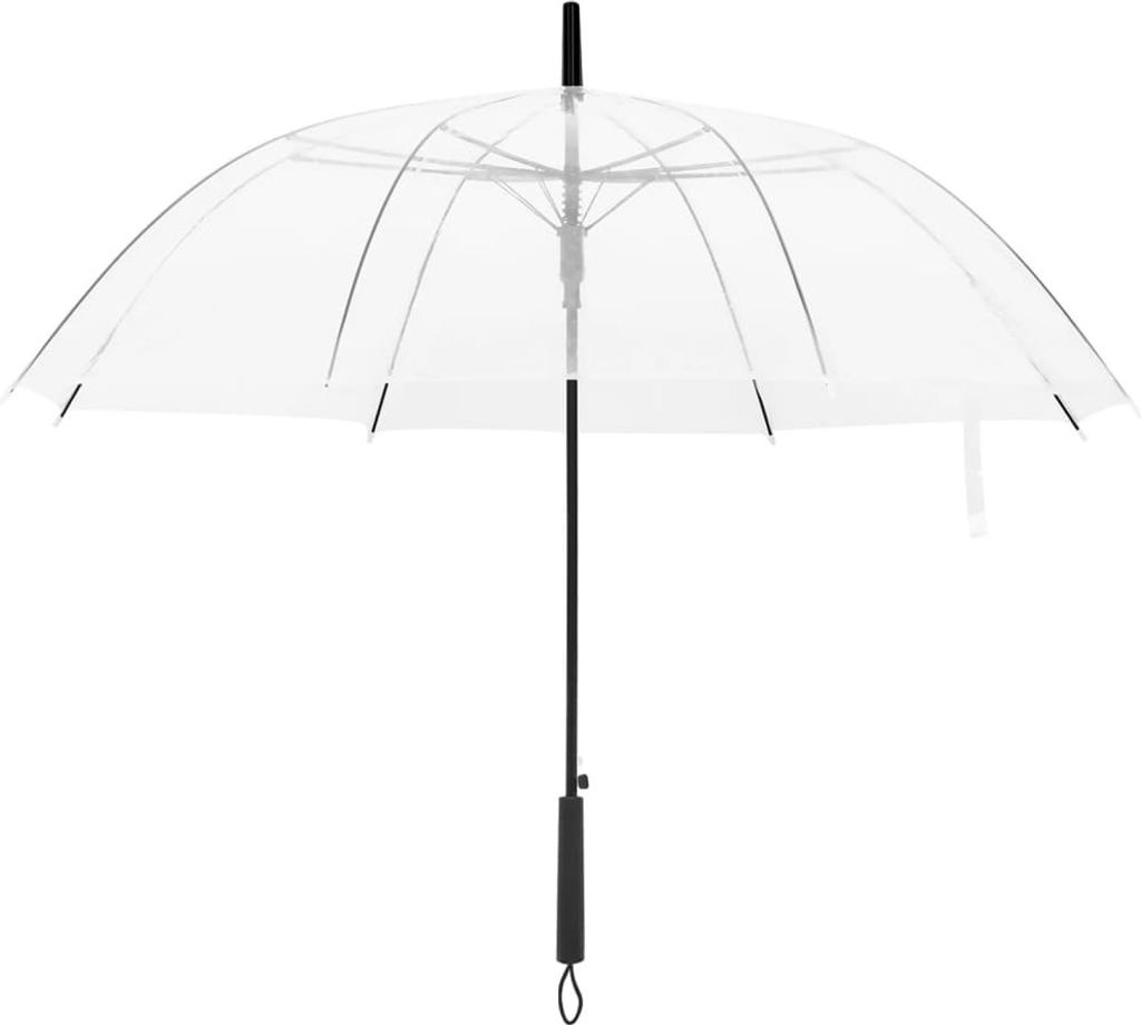 vidaXL Parapluie Transparent 100 cm Image du produit 
