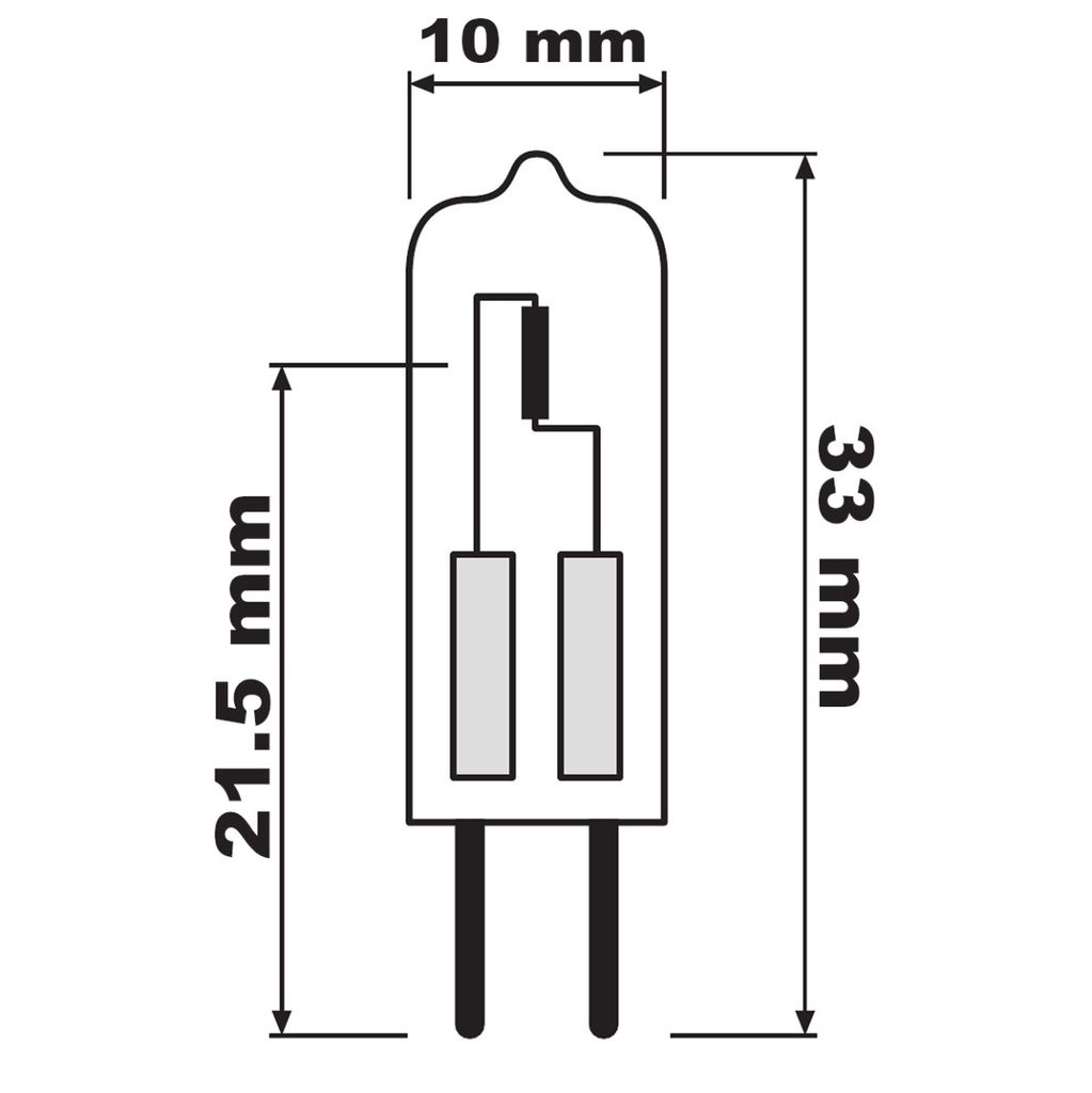 Osram Halogen Backofenlampe Halopin Oven G4 10W warmweiß, Produktbild 15