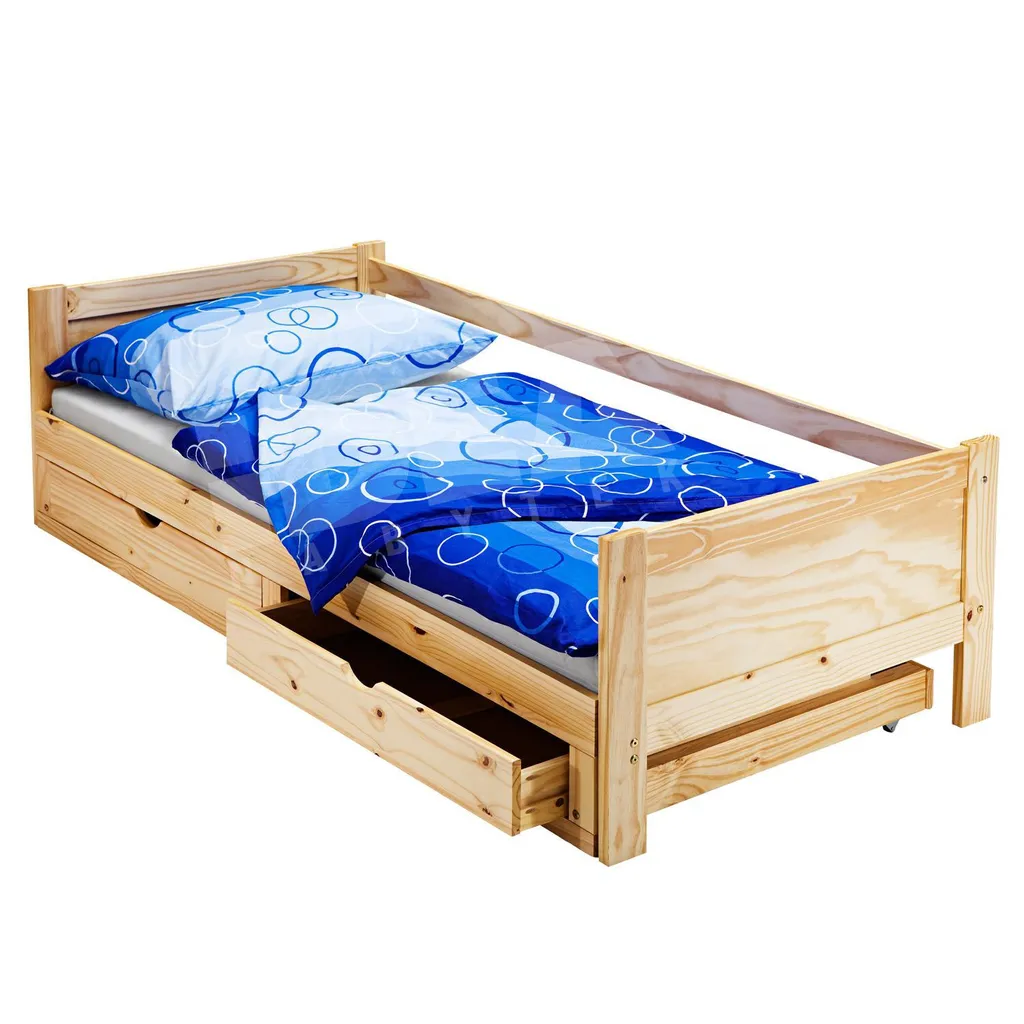 Lit polyvalent DIANA modulable avec rangements intégrés pour petit espace