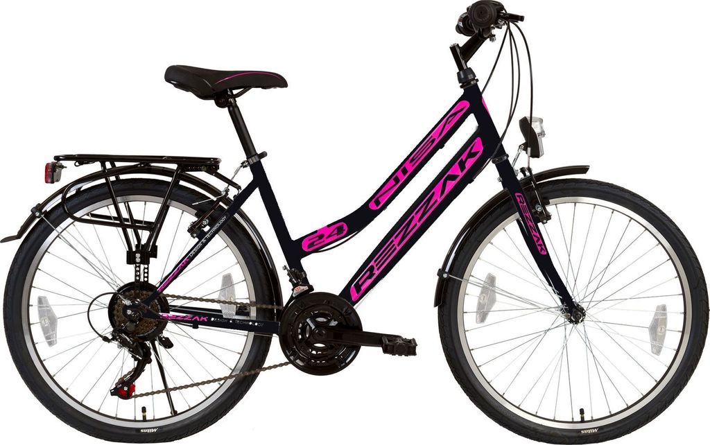 24 Zoll Kinderfahrrad Mädchenfahrrad Fahrrad City Produktbild 
