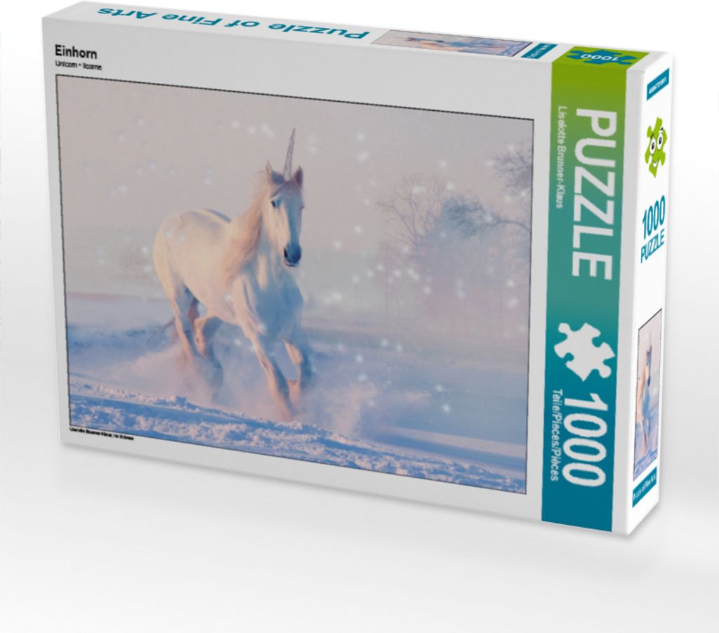 CALVENDO Puzzle Einhorn | 1000 Teile Lege-Größe 64x48cm Foto-Puzzle für glückliche Stunden