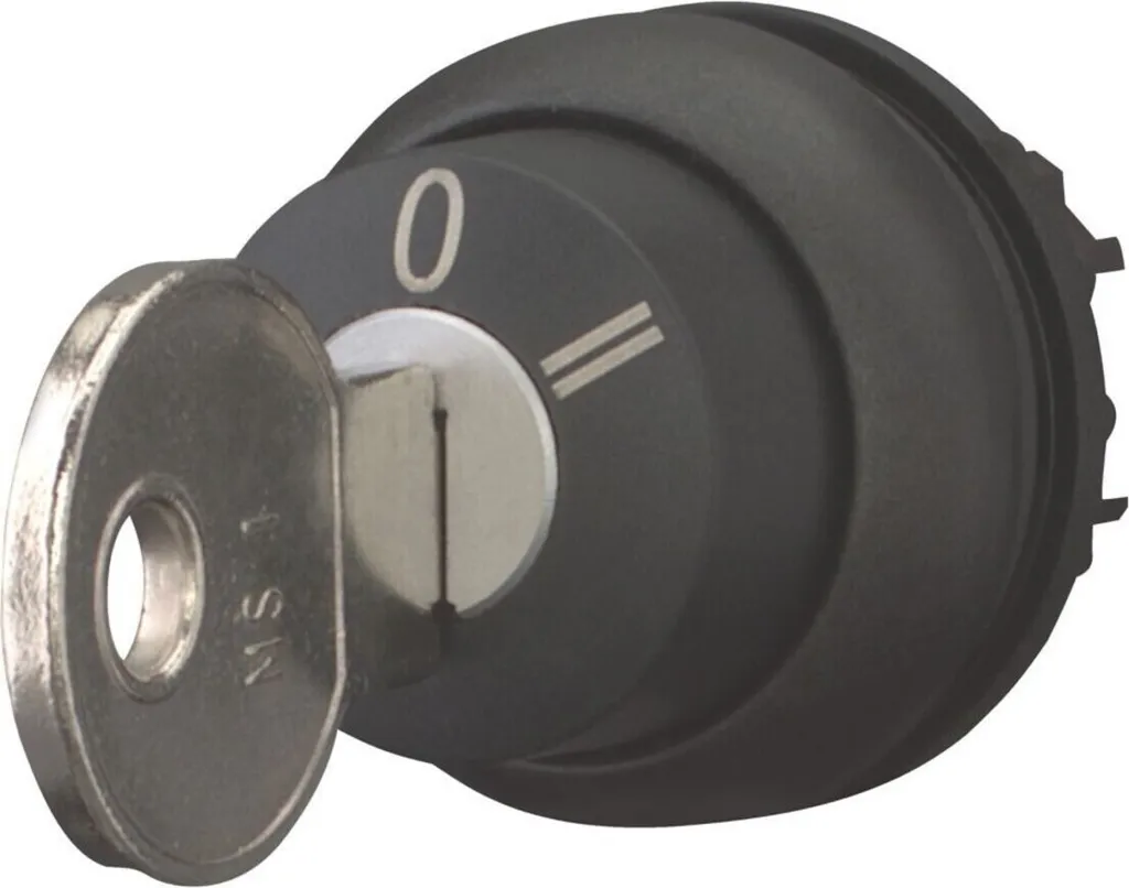 Eaton 216901 M22S-WRS3 - Interruttore a Chiave 3 Posizioni Nero