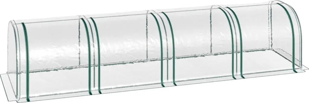 Serre tunnel pour potager d'hiver avec aération et structure renforcée