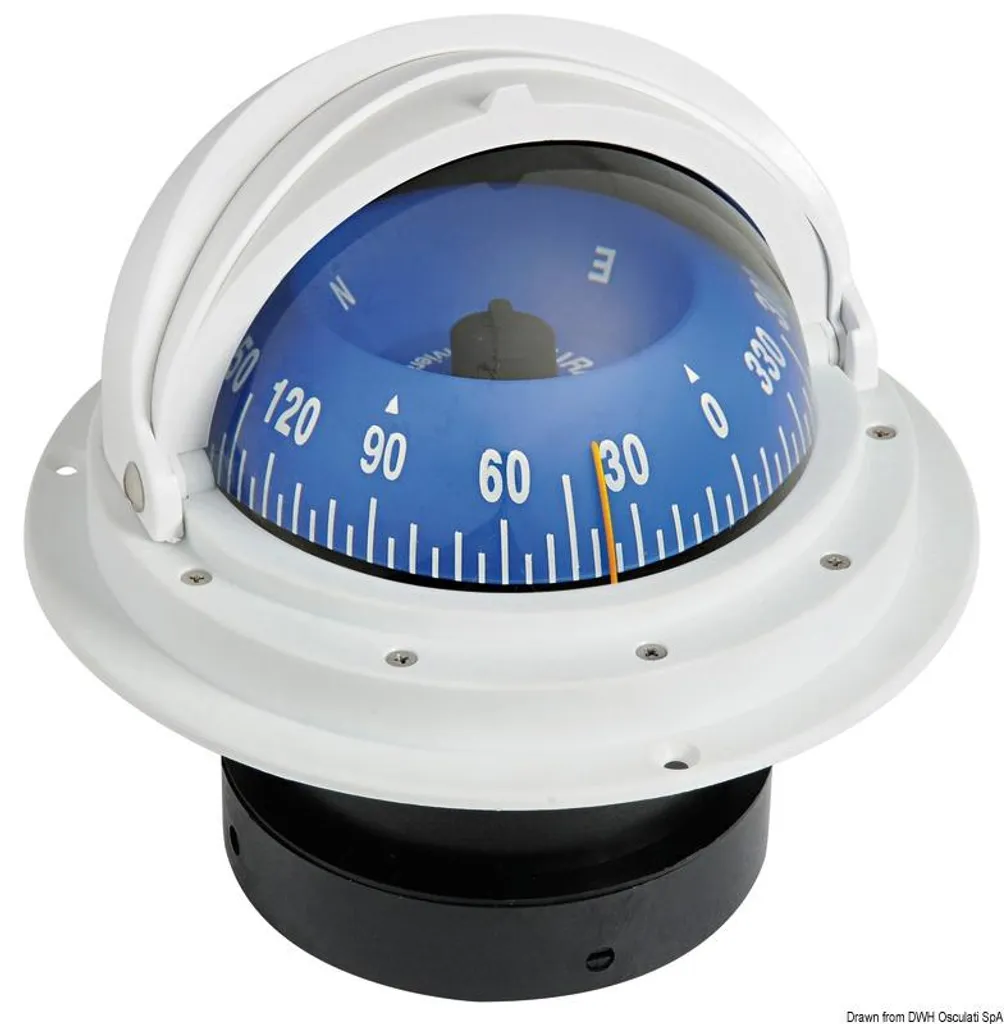 Boussole de navigation Riviera 4" étanche pour bateau à moteur