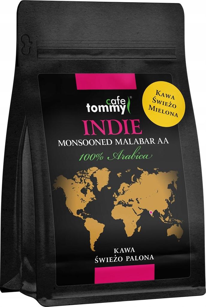 Gemahlener Kaffee, Indien, Monsunzeit, Malabar, 250 g, 100 % Arabica, frisch geröstet