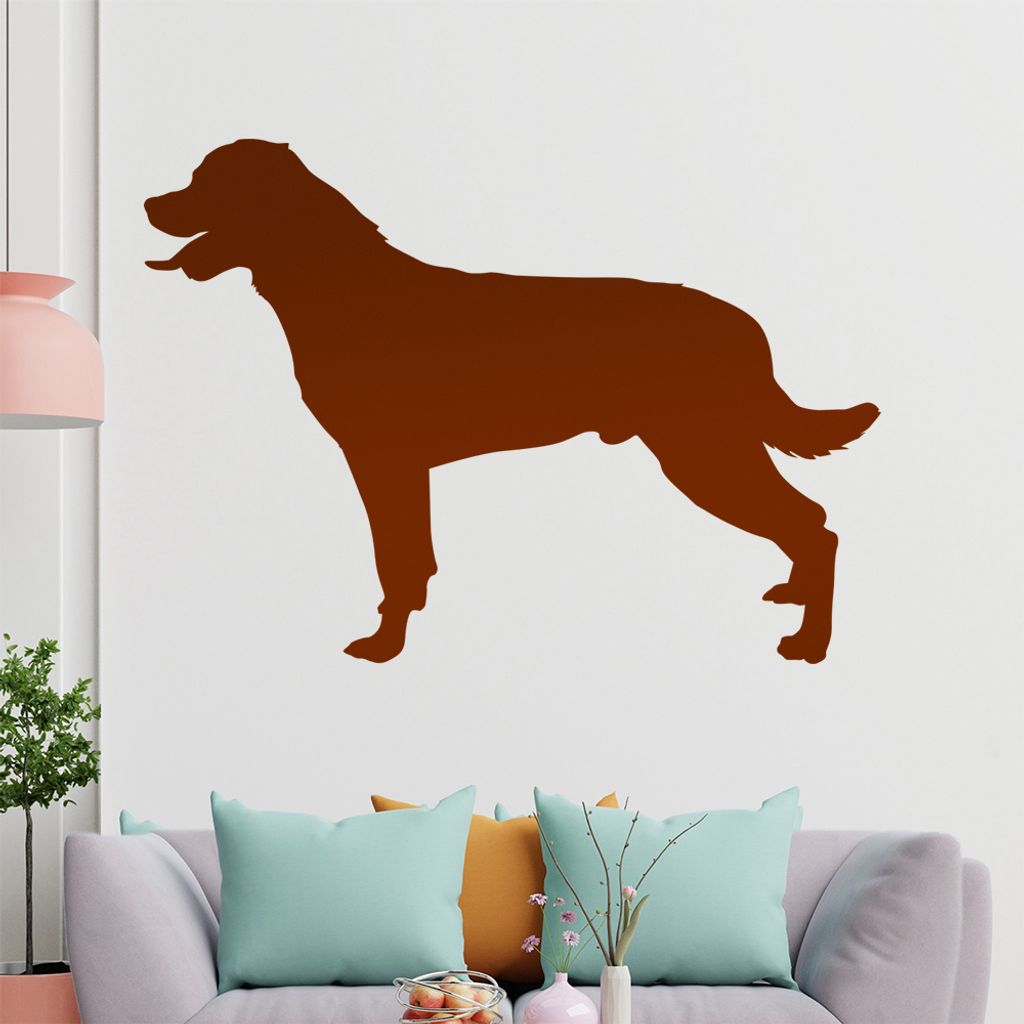 hauptsachebeklebt KIWISTAR Rottweiler Silhouette Wandtattoo in 6 Größen - Wandaufkleber Wall Sticker - Dekoration, Küche, Wohnzimmer, Schlafzimm...