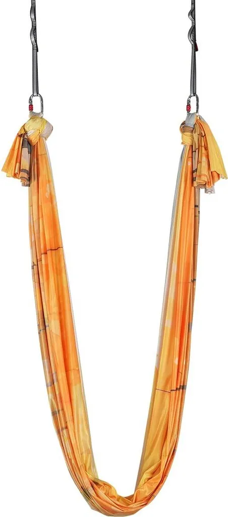 Hamac de yoga aérien or 5,5m en nylon avec kit de fixation complet