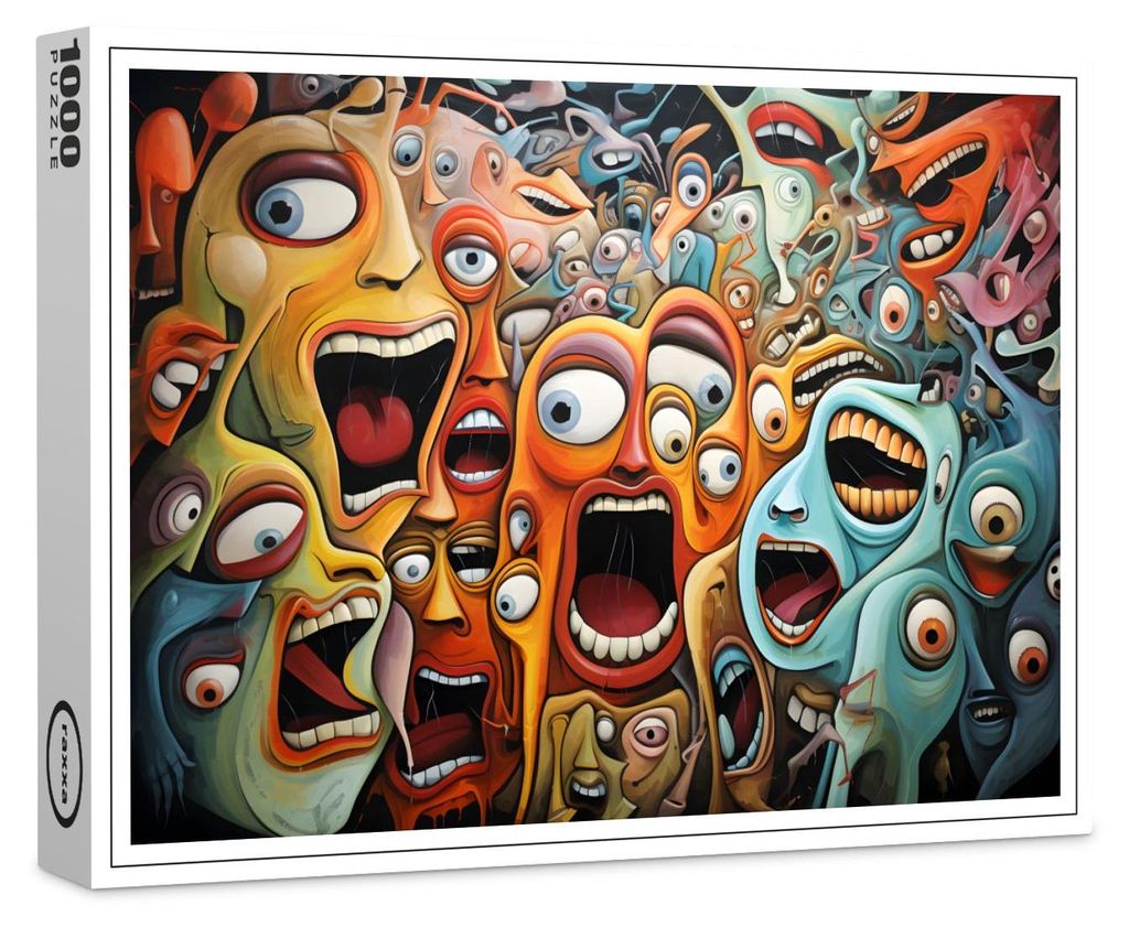 raxxa Premium-Puzzle "Whimsical Fear Concert Emotional 5", 1000 Teile