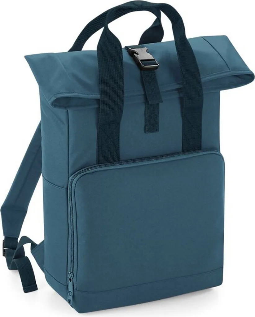 Zaino Roll Top Bagbase BC4978 Blu Avio - Pratico, Sicuro e Resistente