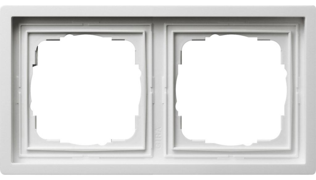 Cadre Gira pour interrupteur plat 0212112 blanc pur, 1 Image du produit 
