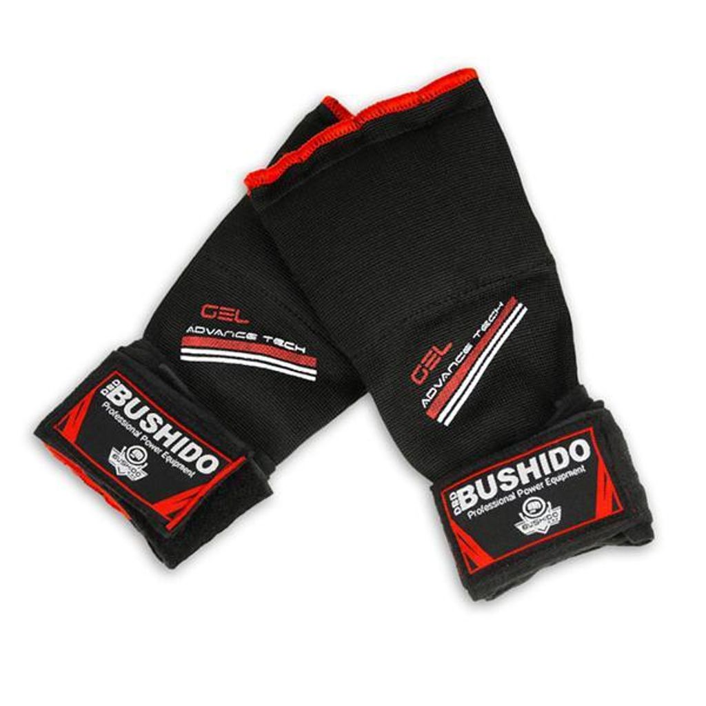 DBX BUSHIDO SPORT Gel Boxbandagen - Langlebig und komfortabel Innenhandschuhe Boxen - Schnell Anzuziehen - Eine Gute Alternative für Boxbandagen