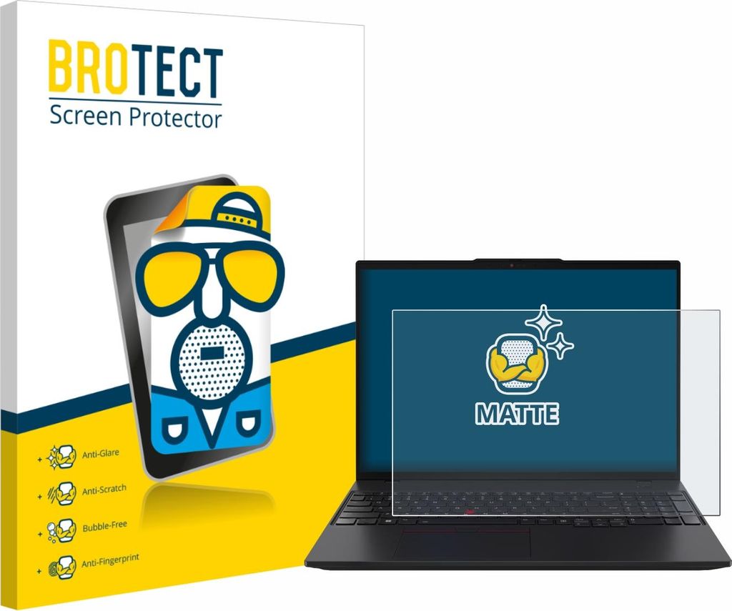 BROTECT Schutzfolie für Lenovo ThinkPad L16 Gen 2 Displayschutz Displayschutzfolie Folie Matt Entspiegelungsfolie