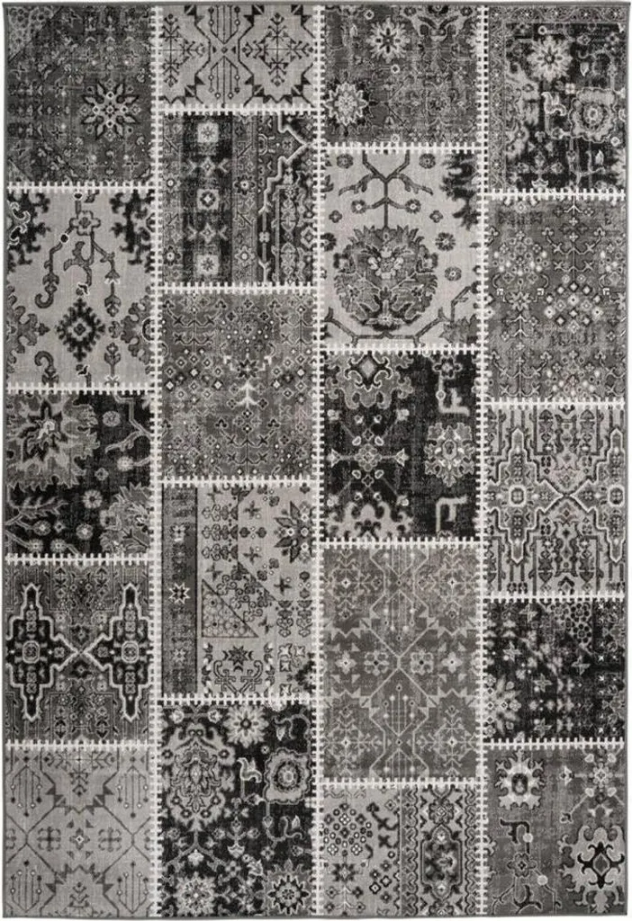 Tapis kilim tissé robuste et réversible motif ethnique géométrique