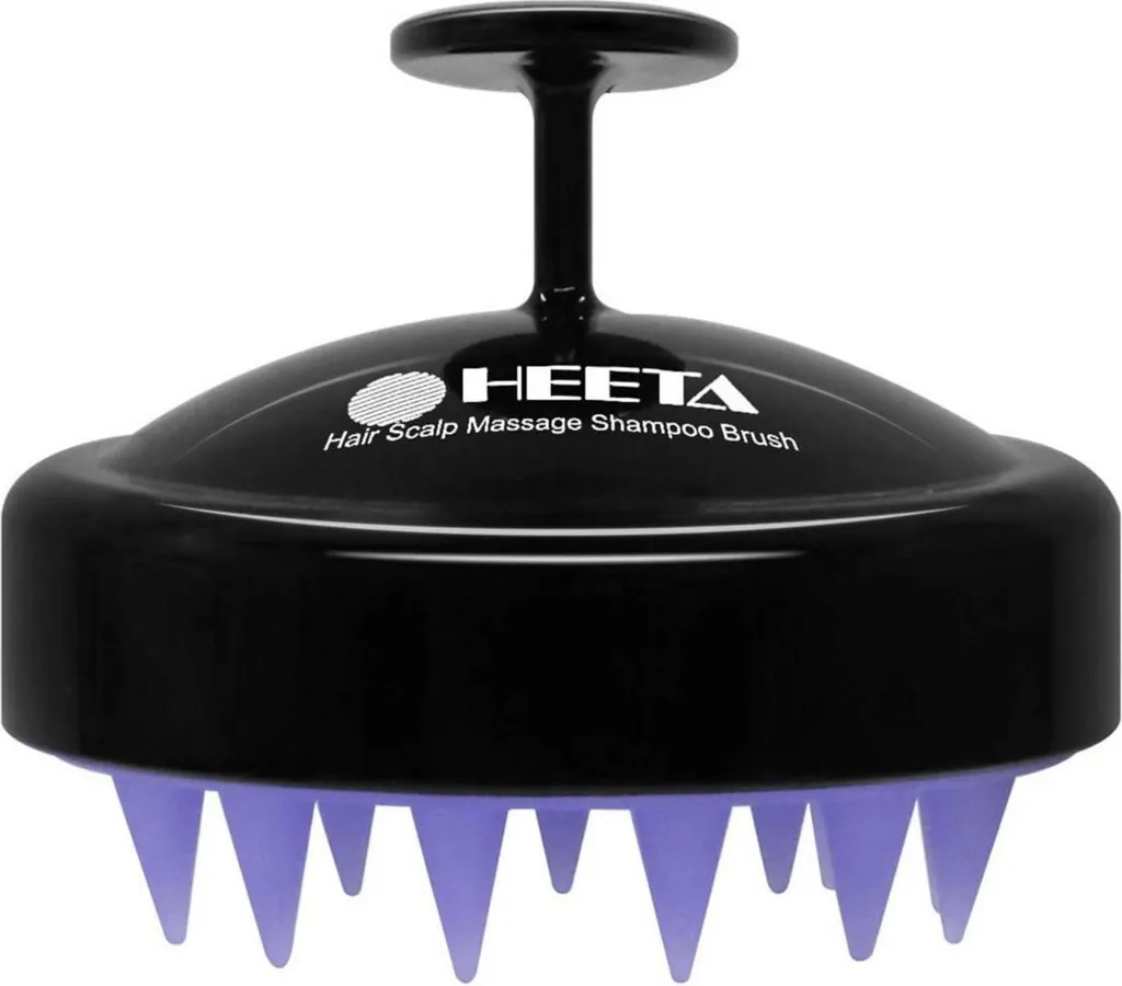 Brosse Shampoing HEETA pour Cheveux Secs ou Mouillés - Soin et Massage