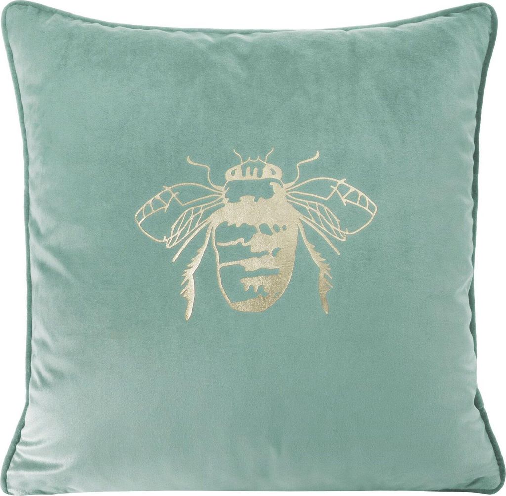 EUROFIRANY | Kissenbezug - 45x45 cm - Mintfarbener - Velours