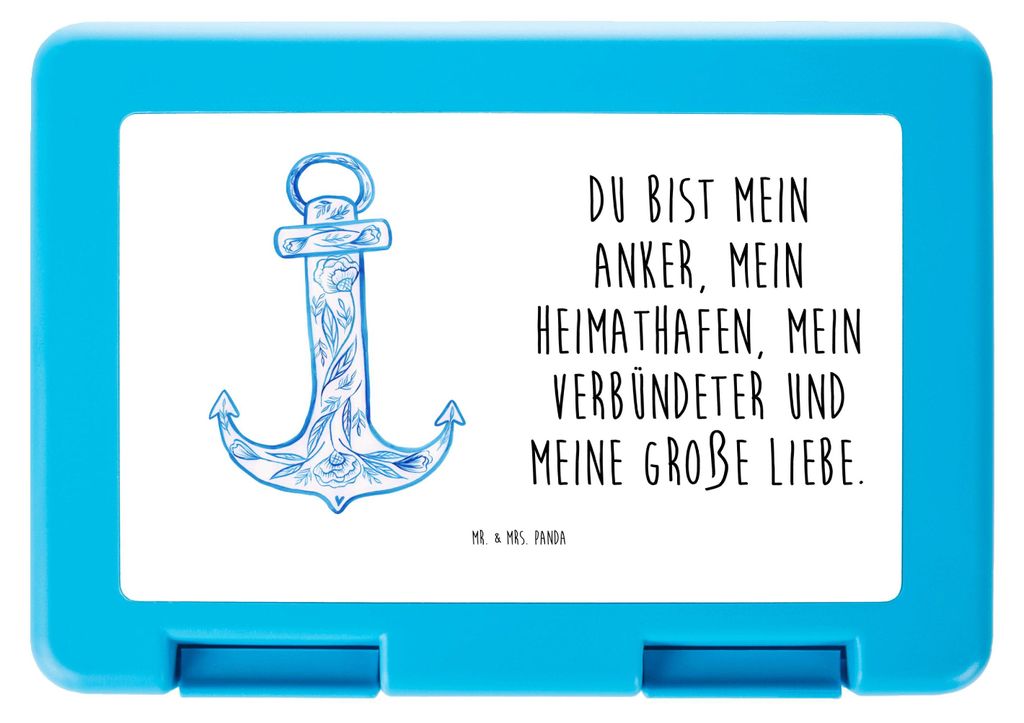 Mr. & Mrs. Panda Meal Prep Box Anker Blau - Weiß - Produktbild 