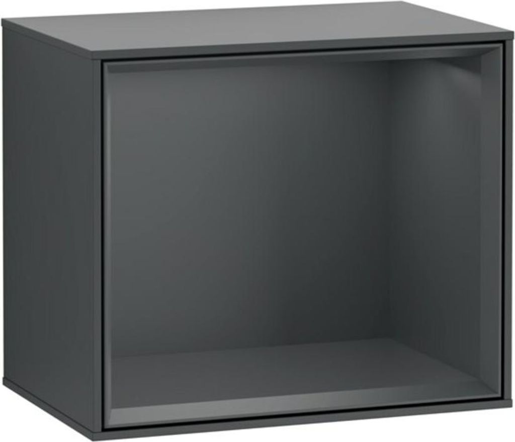 V&B Regalmodul Wandbeleuchtung Finion 41,8x35,6x27cm, Reg md bl., md bl. m Lac