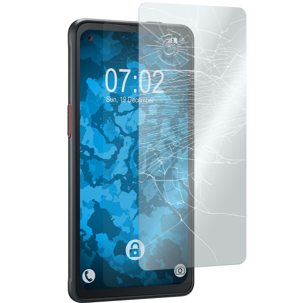1er-Pack PhoneNatic Glas-Folie klar kompatibel mit Samsung Galaxy Xcover Pro - Panzerglas für Galaxy Xcover Pro
