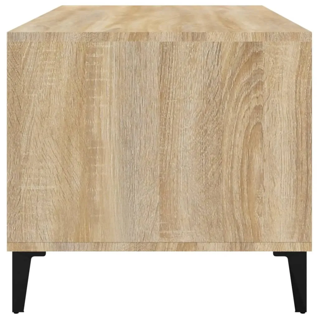 Tavolino Basso SYFAX Rovere Sonoma 90cm - Eleganza per il tuo Living - 6