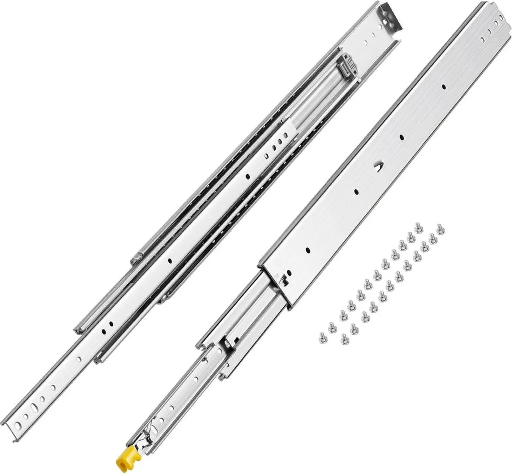 Kit 1 Paio Guide Cassetti 16-60 Pollici - Chiusura Ammortizzata