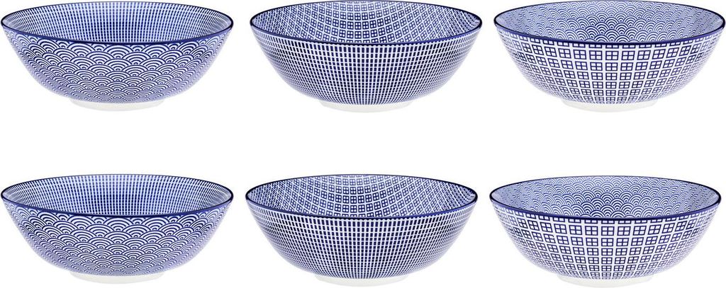 Schüssel-Muster, 6-teiliges Set