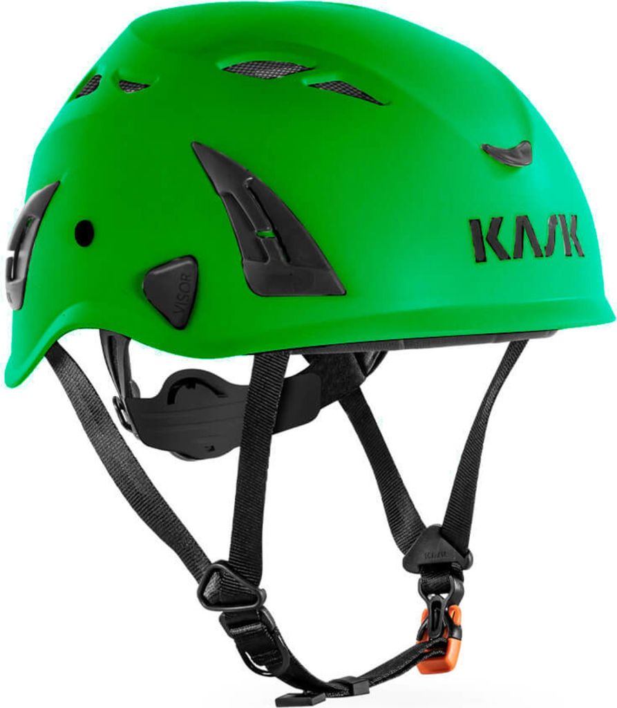 KASK Schutzhelm Superplasma AQ, Industriekletterhelm - Arbeitsschutzhelm, Drehrad, Sanitized, EN397 Farbe:hellgrün