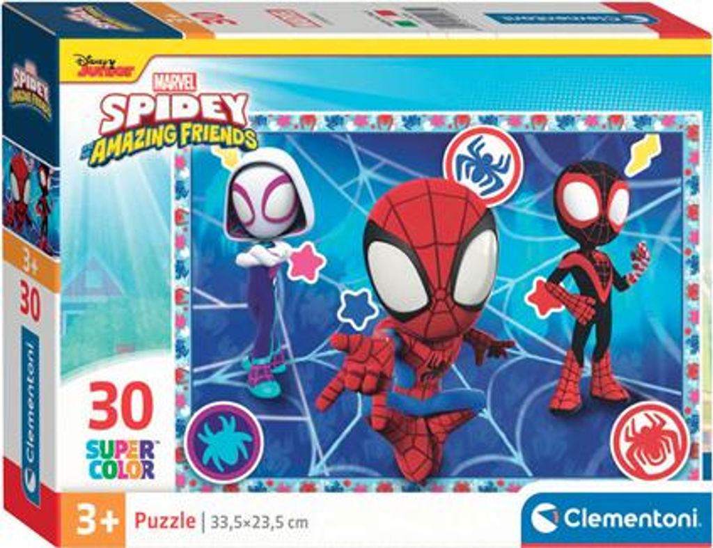 Puzzle 30 Super Kolor Spidey And His Amazing Friends Zdjęcie produktu 