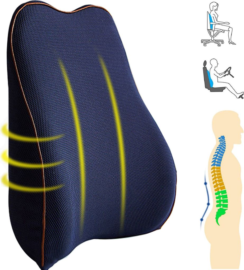 Rückenstützkissen Rückenkissen Ergonomisches Lendenkissen Produktbild 1