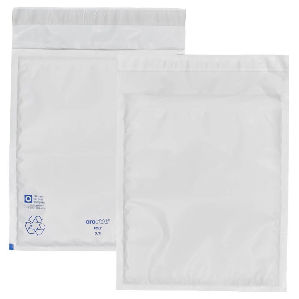 aroFOL POLY Luftpolstertaschen 5/E weiß für DIN C5, 100 St.