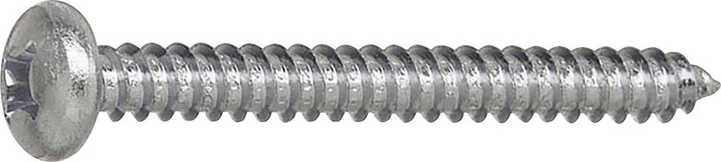 Reyher Blechschrauben DIN 7981 Stahl 4,8x9,5 -C-H galv verz passiviert (500)