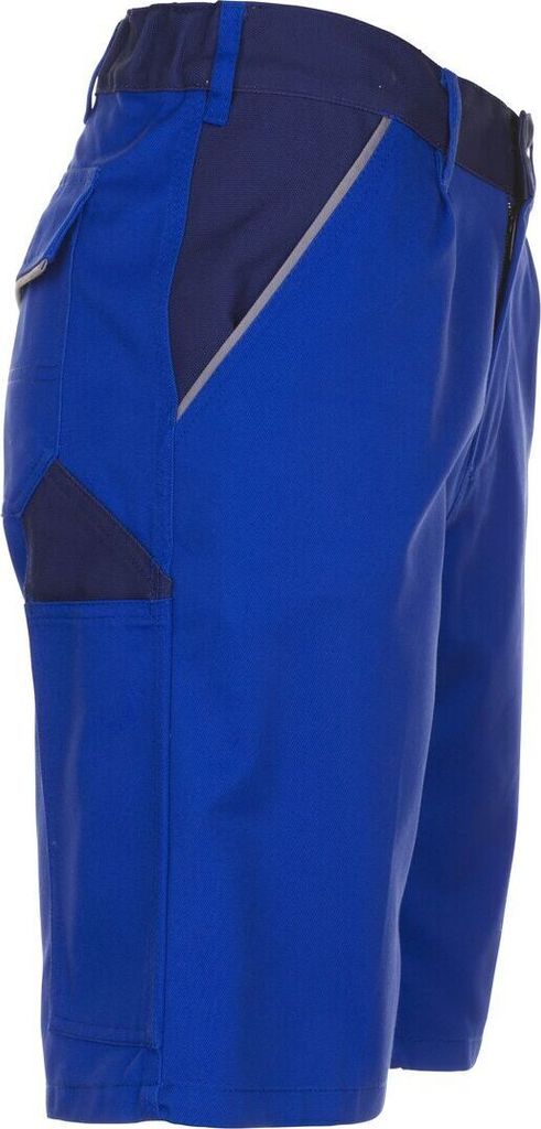 Planam Highline shorts, kleur: lichtblauw/marineblauw/zink, Productafbeelding 