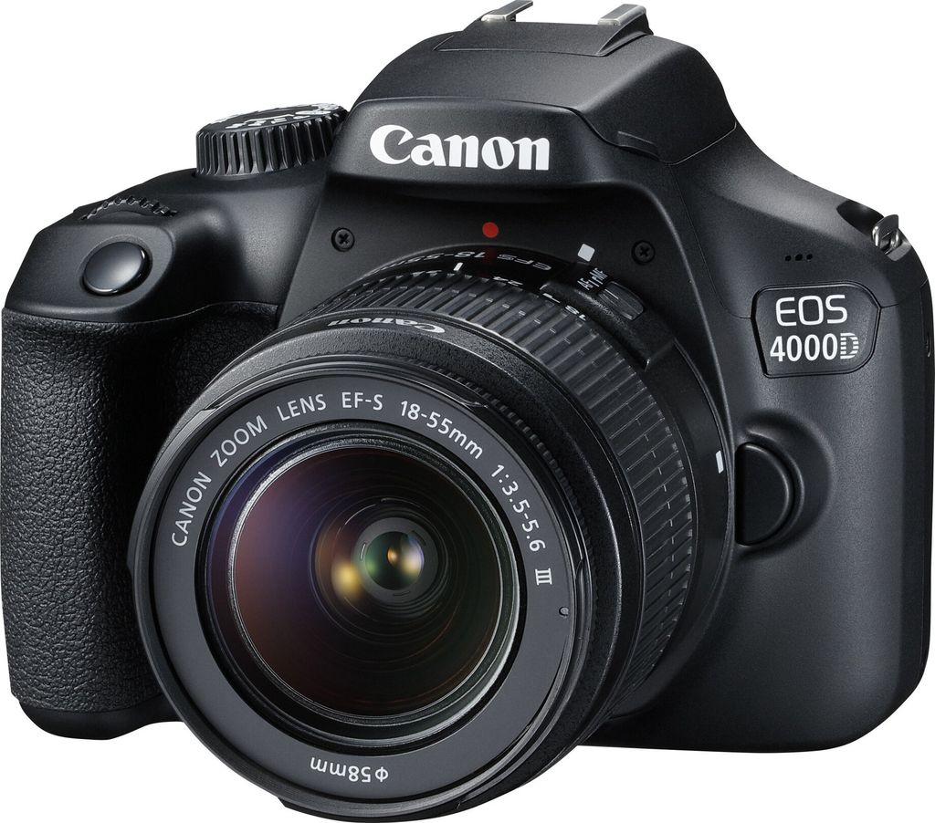 Canon EOS 4000D Kit 18-55mm III schwarz digital Produktbild 