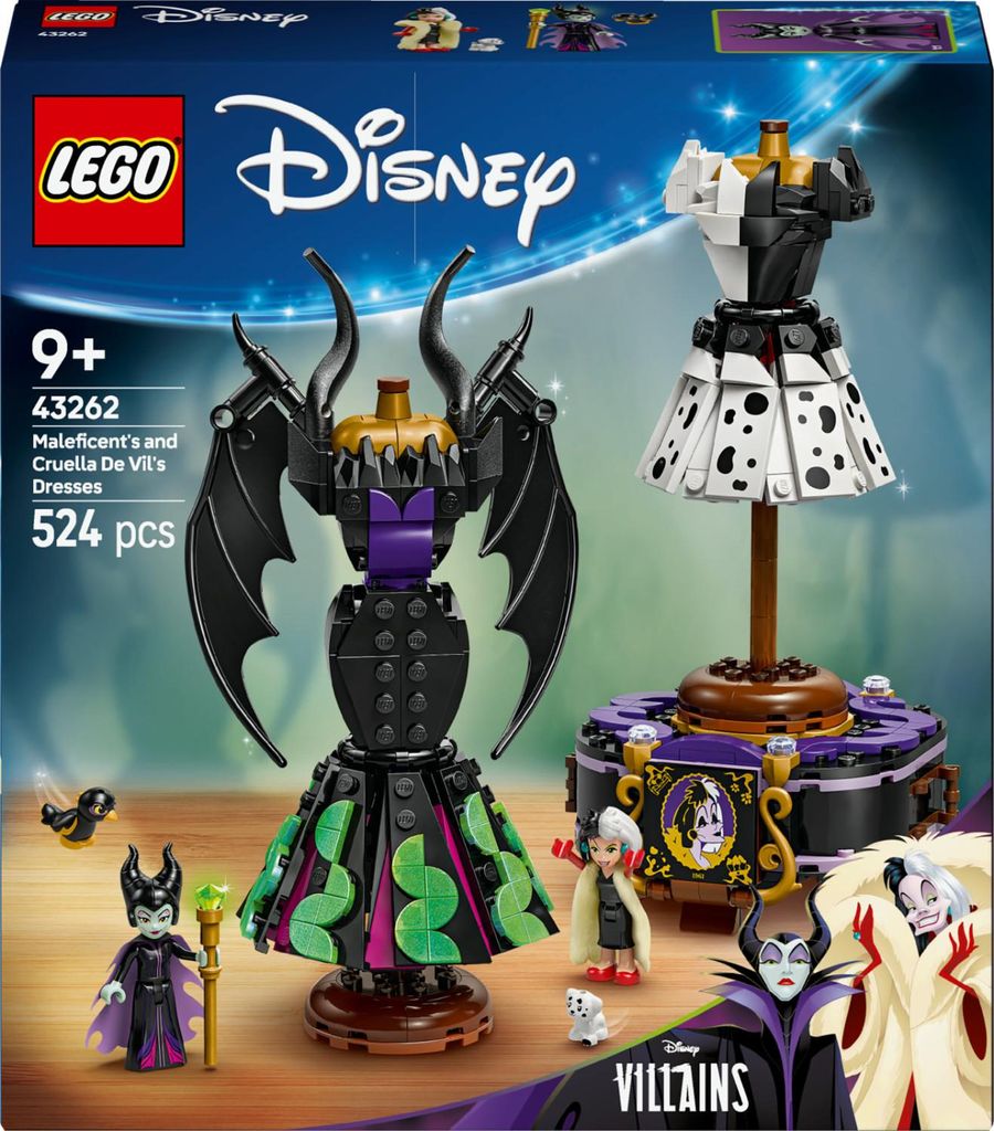 LEGO Disney I vestiti di Malafemmina e Cruella De Vil 43262 Immagine del prodotto 
