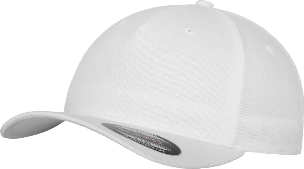 Flexfit 6560 5 Pannelli Bianco: L'Essenza del Minimalismo in Taglia S/M