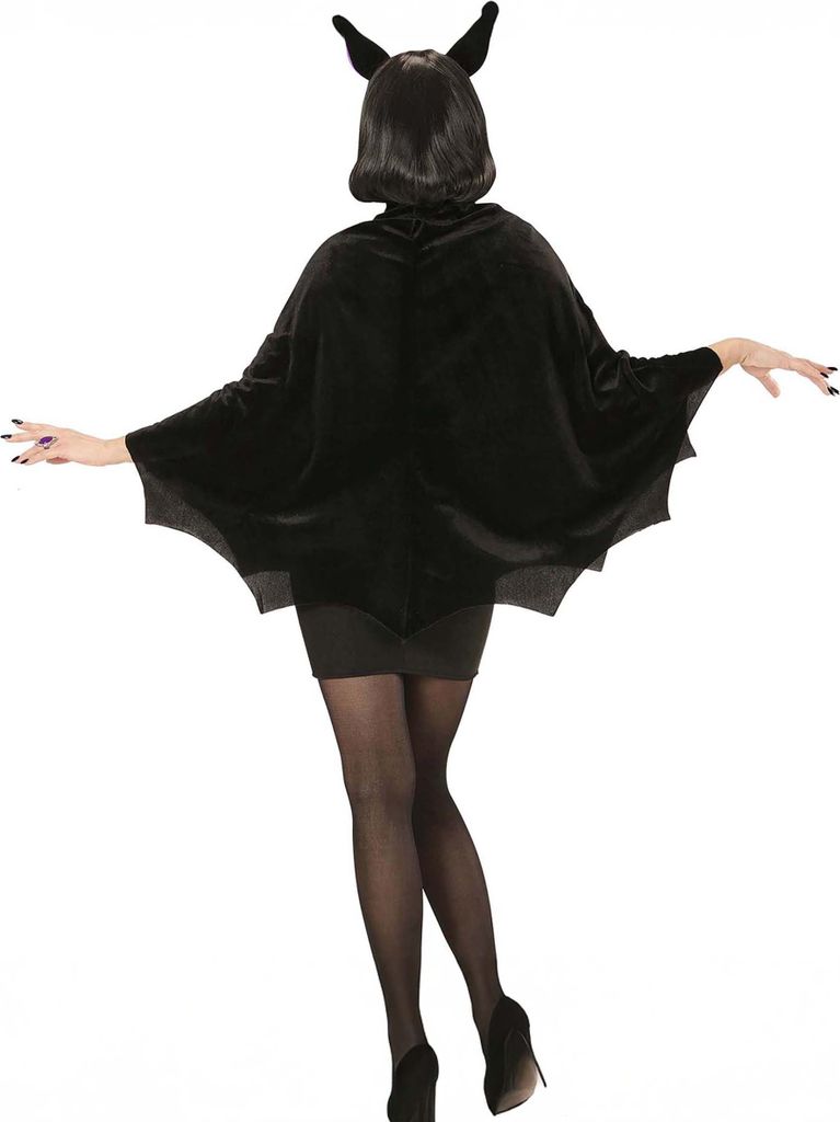 W WIDMANN MILANO Skelett Umhang Mit Kapuze – 150 Cm, Für Halloween & Kostümpartys