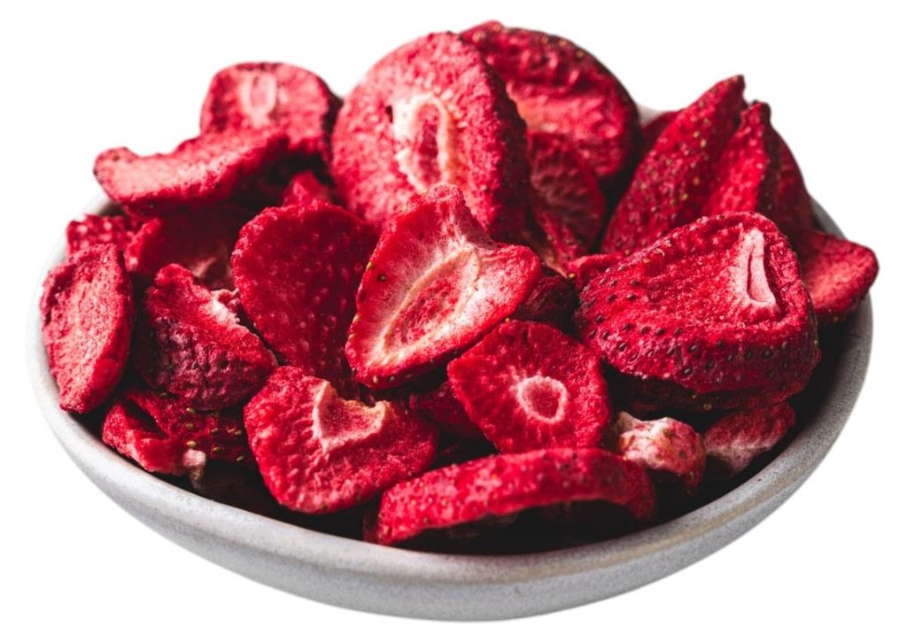 Erdbeeren Scheiben gefriergetrocknet 60g Produktbild 