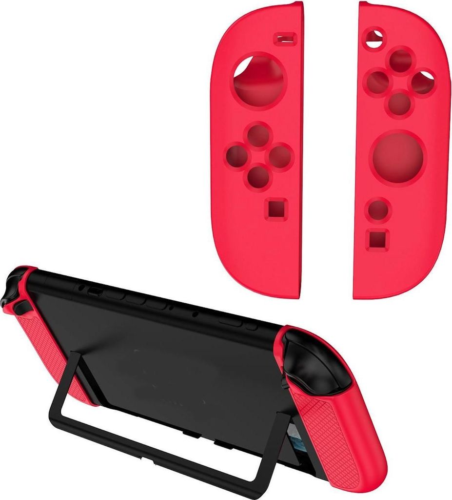 Für Nintendo Switch 2 Joy-Con Controller Silikon Full Cover Schutz Hülle Rot