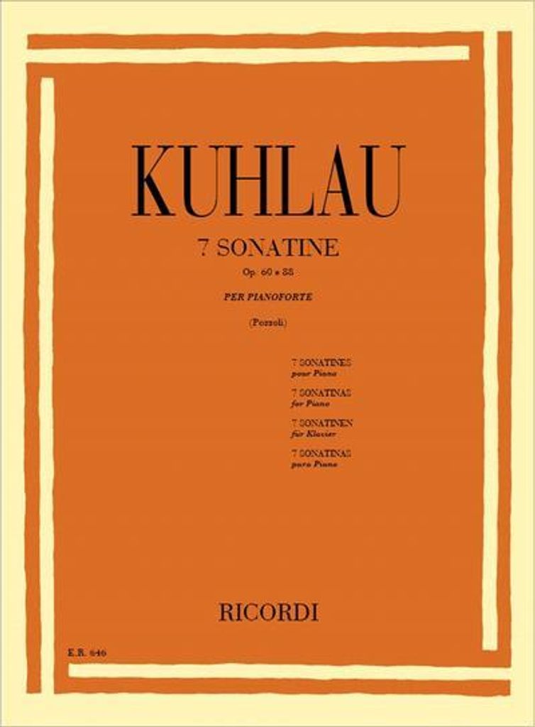 7 Sonatine op.60 e op.88per pianoforte