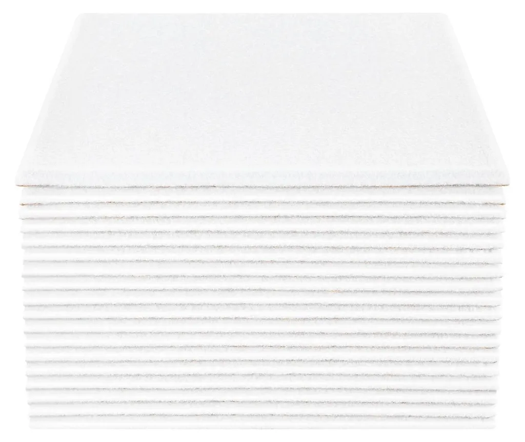 Panneaux acoustiques blancs installation facile pose sans percer x18
