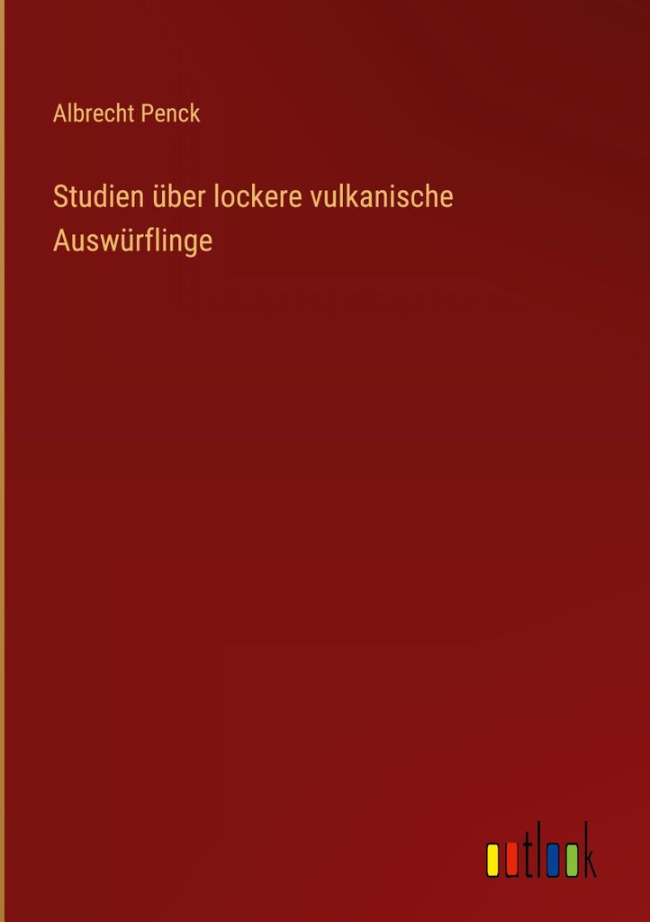 Studien über lockere vulkanische Auswürflinge