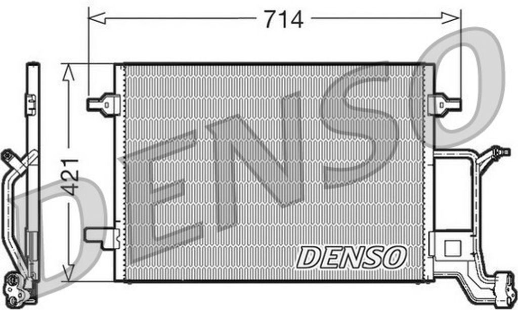 DENSO DCN32019 Kondensator Klimaanlage Klimakondensator für VW PASSAT Variant (3B6)