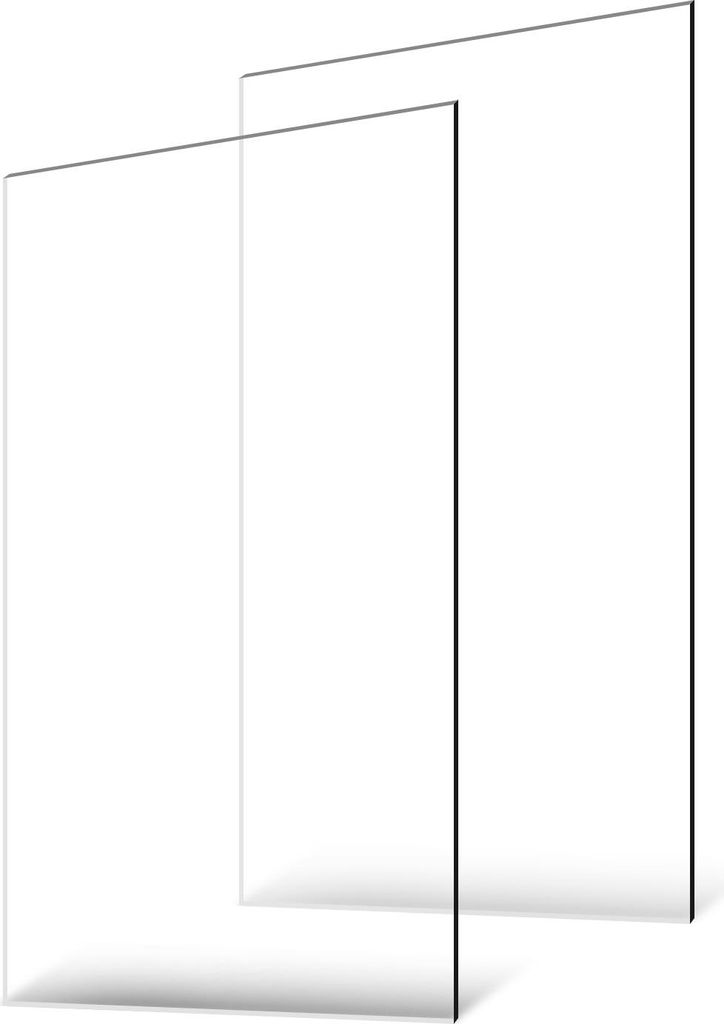 VEVOR Plexiglas-Acrylplatten, 2er-Pack Kunststoffplatten, 61 x 122 cm, 0,3 cm dick, klares, gegossenes Kunststoffglas für Bastelprojekte, Ersatzgl...