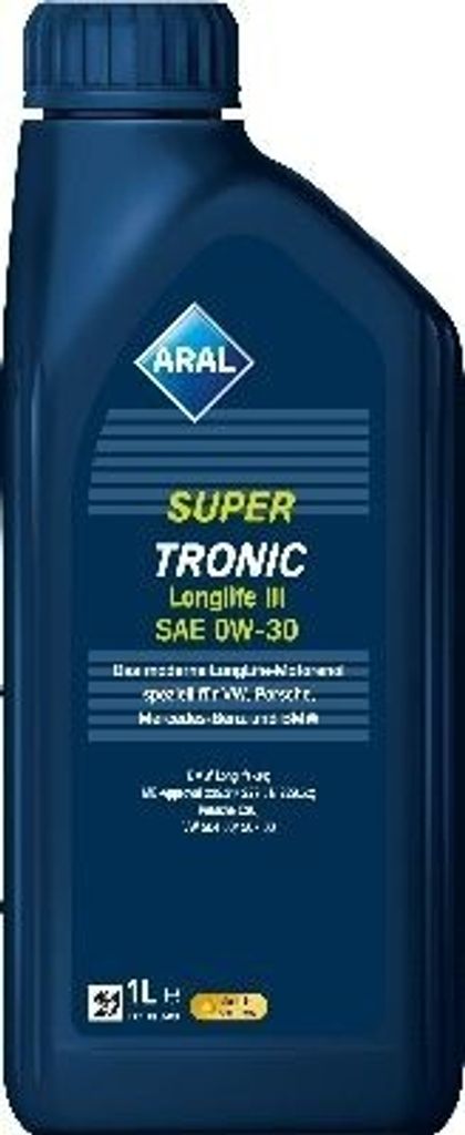 1 Liter ARAL 0W-30 SuperTronic Longlife III BMW Longlife-04 MB 229.51 Porsche C30 VW 504 00 VW 507 00