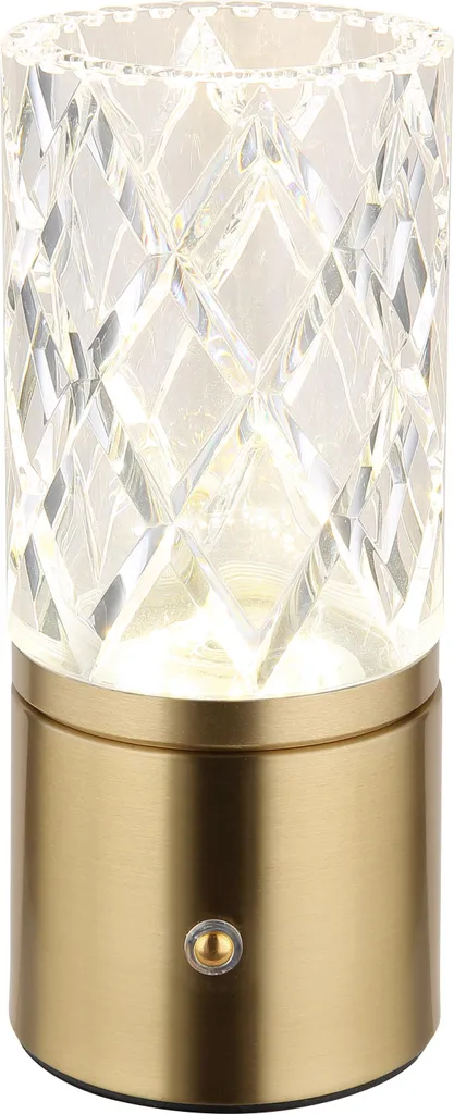 Lampada LED Ottone Touch Dimmer AKKU: Eleganza Senza Fili per la Casa