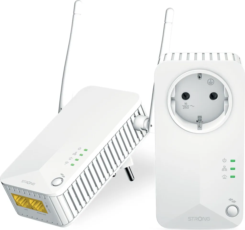 Strong POWERLWF600DUOEUV2 Powerline Wi-Fi 600 Kit | Estensore Internet