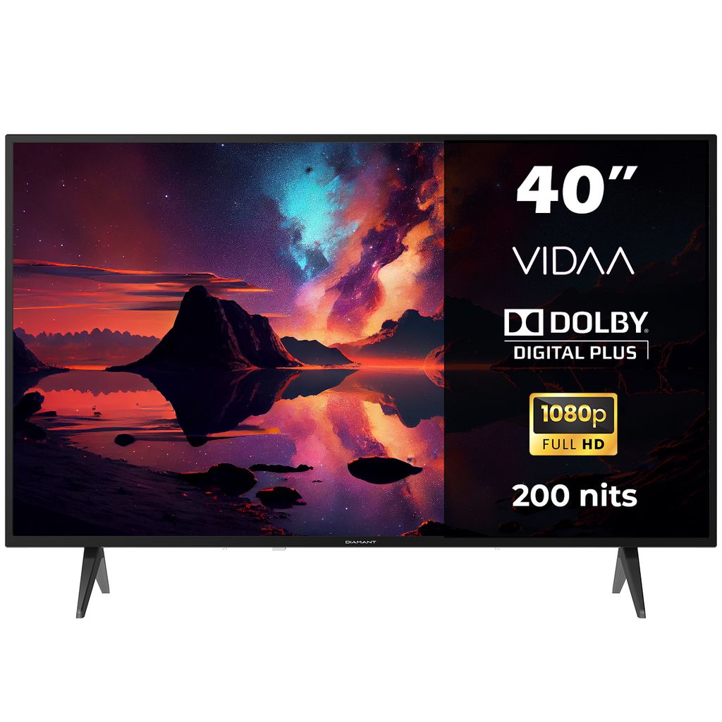 Horizon 40HL4330F/C Full HD Smart TV, Fernseher 40 Zoll WLAN, Schwarz